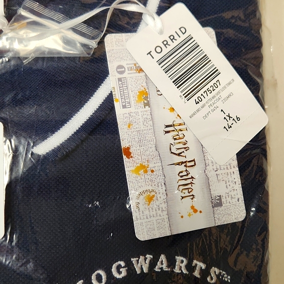 ❤️NWT VINTAGE TORRID HARRY POTTER COSTUME DRESS - HOGWARTS PLUS SIZE HALLOWEEN - Picture 5 of 14